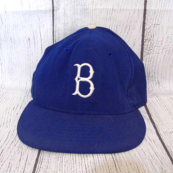 MLB Other - Brooklyn Dodgers Vintage Blue Cooperstown MLB Baseball Hat Size 7 1/4